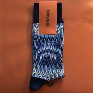 Missoni Men’s Socks Zig Zag Pattern